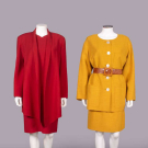  TWO OSCAR DE LA RENTA DAY ENSEMBLES, USA, 2000s