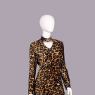PATRICK KELLY LEOPARD PRINT PARTY DRESS, A/W 1989