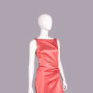 BILL BLASS SILK TWILL EVENING GOWN, USA, 1990s