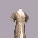 BEADED &amp; EMBROIDERED EVENING GOWN, 1912-1914