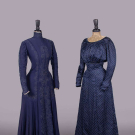 SOUTACHE EMBELLISHED TRAVELING DRESS &amp; SILK DAY DRESS, 1908-1912