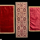 SILK VELVET RUNNERS &amp; TABLE COVERS, EUROPE, c. 1570, 18th C &amp; c. 1900