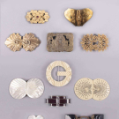 GENEROUS LOT OF BUCKLES &amp; CLASPS, 1900-1950s