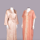 HAND EMBROIDERED SILK ROBE &amp; PEIGNOR, 1920s &amp; MID 20TH C
