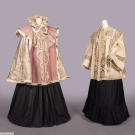 EVENING CAPE &amp; WOOL JACKET, NEW YORK, 1890-1900