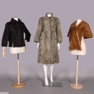 THREE FUR COATS OR STOLES, 1950s