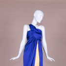 KARL LAGERFELD CHLOE ATTRIBUTED EVENING DRESS, 1970s