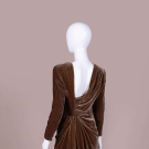 OSCAR DE LA RENTA VELVET GOWN, 1990s
