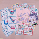 MIDCENTURY NOVELTY PRINT HANDKERCHIEFS &amp; NAPKINS, CARL TAIT