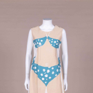 NOVELTY TROMPE L’OEIL BIKINI DRESS, 1960s