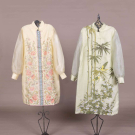 PAIR OF ALFRED SHAHEEN PRINTED DRESSES, C. 1970