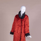 SONIA RYKIEL REVERSIBLE QUILTED SATIN COAT, 1980s