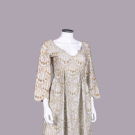 ERIC DE JUAN HEAVILY BEADED PARTY DRESS, NEW YORK, 1968