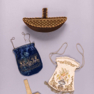 COLLECTION OF SILK OR WOOL EMBELLISHED PURSES, C. 1850 - 1910