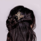 FOUR HAIR ORNAMENTS FOR EVENING, 1860s - 1890s
