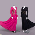 TWO NEW YORK CREATIONS EVENING DRESSES, USA, EARLY 1940s