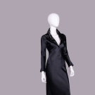 ALEXANDER MCQUEEN SILK SATIN TUXEDO GOWN, A/W 2007
