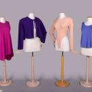 FOUR STEPHEN BURROWS TOPS, 1970s - 1980s