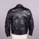 RAMONES SIGNED SCHOTT PERFECTO LEATHER JACKET, 1987