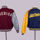 AMERICA 1976 WORLD TOUR &amp; DAVID LETTERMAN SHOW VARSITY JACKETS, 1976 &amp; 80s
