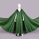 HALSTON EVENING GOWN &amp; CAPE ENSEMBLE, USA, C. 1972