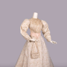 FLORAL AFTERNOON DRESS, 1890s