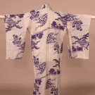RAMIE CREPE SUMMER KIMONO, EARLY-MID 20TH C