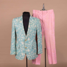 LILLY PULITZER MENS STUFF SPORTS COAT &amp; SLACKS, EARLY 1970s