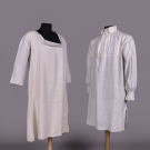 TWO HAND STITCHED LINEN GARMENTS, EARLY 19TH C