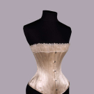 SILK SATIN CORSET, 1890s
