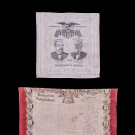 THREE POLITICAL SOUVENIR BANDANAS OR SCARVES, USA, 1876 - 1914