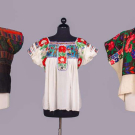 ONE BEADED TOP &amp; TWO HUIPILES, MEXICO &amp; GUATEMALA, MID 20TH C