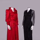 TWO OSCAR DE LA RENTA &amp; JEAN PALLANT COCKTAIL DRESSES, 1980s &amp; 1990s