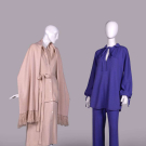 TWO HALSTON CASHMERE LOUNGING ENSEMBLES, USA, 1976 &amp; 1981-82