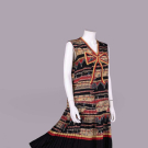 MALLINSON’S SILK AMERICAN INDIAN SERIES CHEYENNE DRESS, USA, C. 1927-28