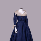 JACQUES FATH 3-PC CHECKED SILK ENSEMBLE, 1950s