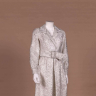 SILVER METALLIC MATELASSE JUMPSUIT, 1970S