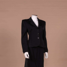 MARY ANN RESTIVO ELEGANT SKIRT SUIT, 1990S