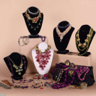 GENEROUS LOT OF WHIMSICAL TEXTILE &amp; BEADED JEWELRY, 1990S - 2000S