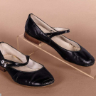 CLAIRE MCCARDELL GIRLS’ MARY JANE SHOES, 1950S