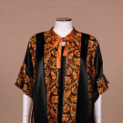 EMBROIDERED SATIN JACKET, OTTOMAN, C. 1930S