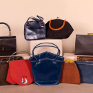COLLECTION OF SMART MIDCENTURY HANDBAGS, C. 1940 - 1960