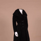  I. MAGNIN VELVET PRINCESS COAT, 1950S
