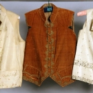 THREE GENTS' WAISTCOATS, 1750-1800
