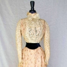 BELLE EPOCH TEA GOWN, PARIS, 1900-1905
