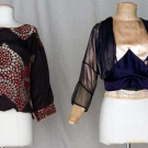 TWO PAQUIN COUTURE BLOUSES, 1912 &amp; 1925