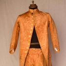 GENT'S PEACH SILK SUIT, 1760s