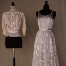 TWO WHITE LACE GARMENTS, 1900-1910