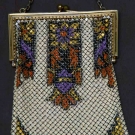 MANDALIAN ENAMELED MESH PURSE, 1920s