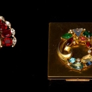 EISENBERG COMPACT &amp; CORO FUR CLIP, 1940-1950s